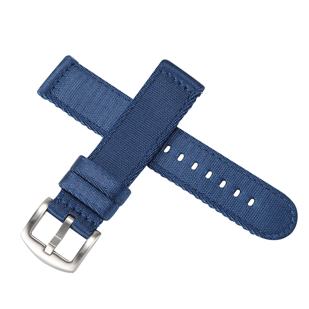 Premium Smooth Nylon Watch Strap 20mm 22mm Woven Nylon Seatbelt Watchband Quick Release Replacement Wristband for Seiko Watch