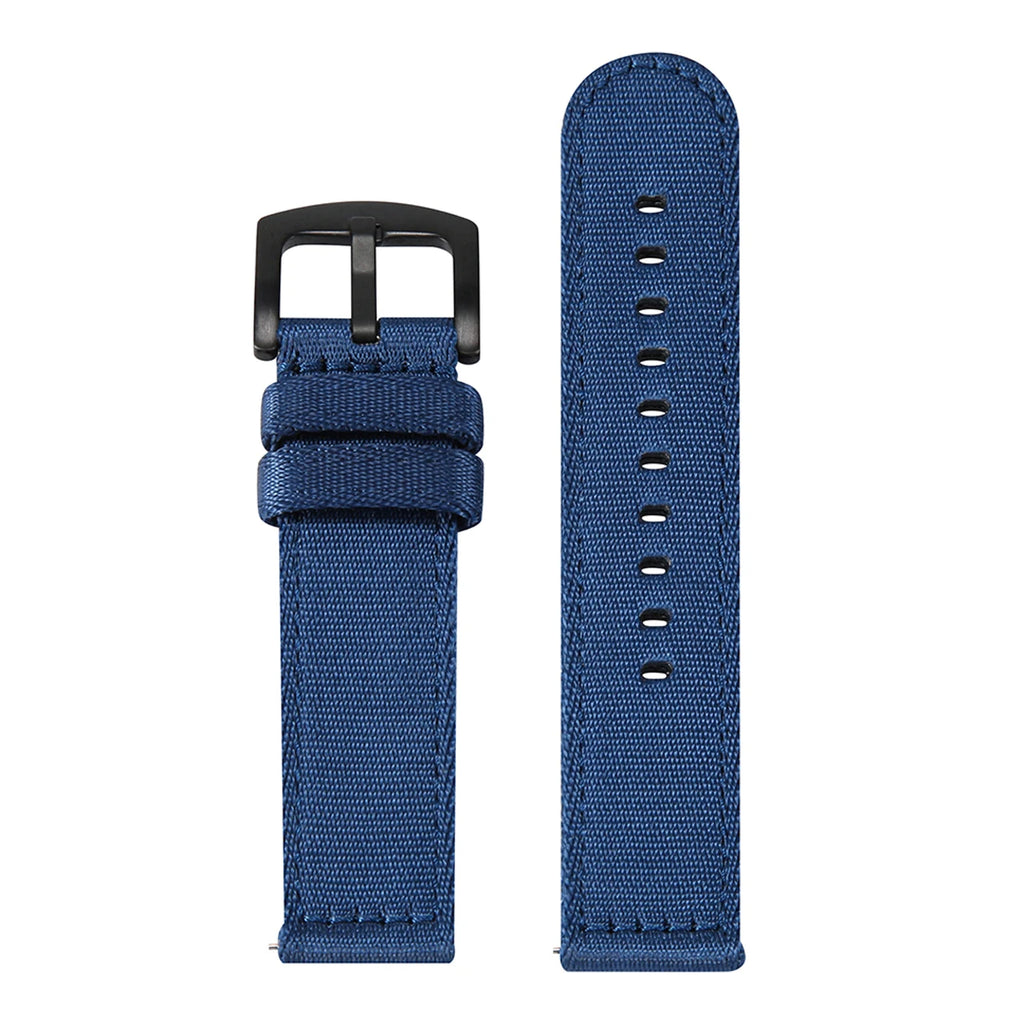 Premium Smooth Nylon Watch Strap 20mm 22mm Woven Nylon Seatbelt Watchband Quick Release Replacement Wristband for Seiko Watch