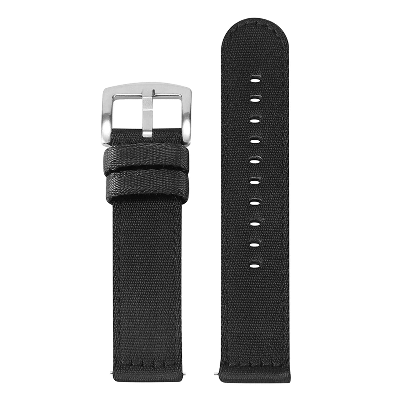 Premium Smooth Nylon Watch Strap 20mm 22mm Woven Nylon Seatbelt Watchband Quick Release Replacement Wristband for Seiko Watch