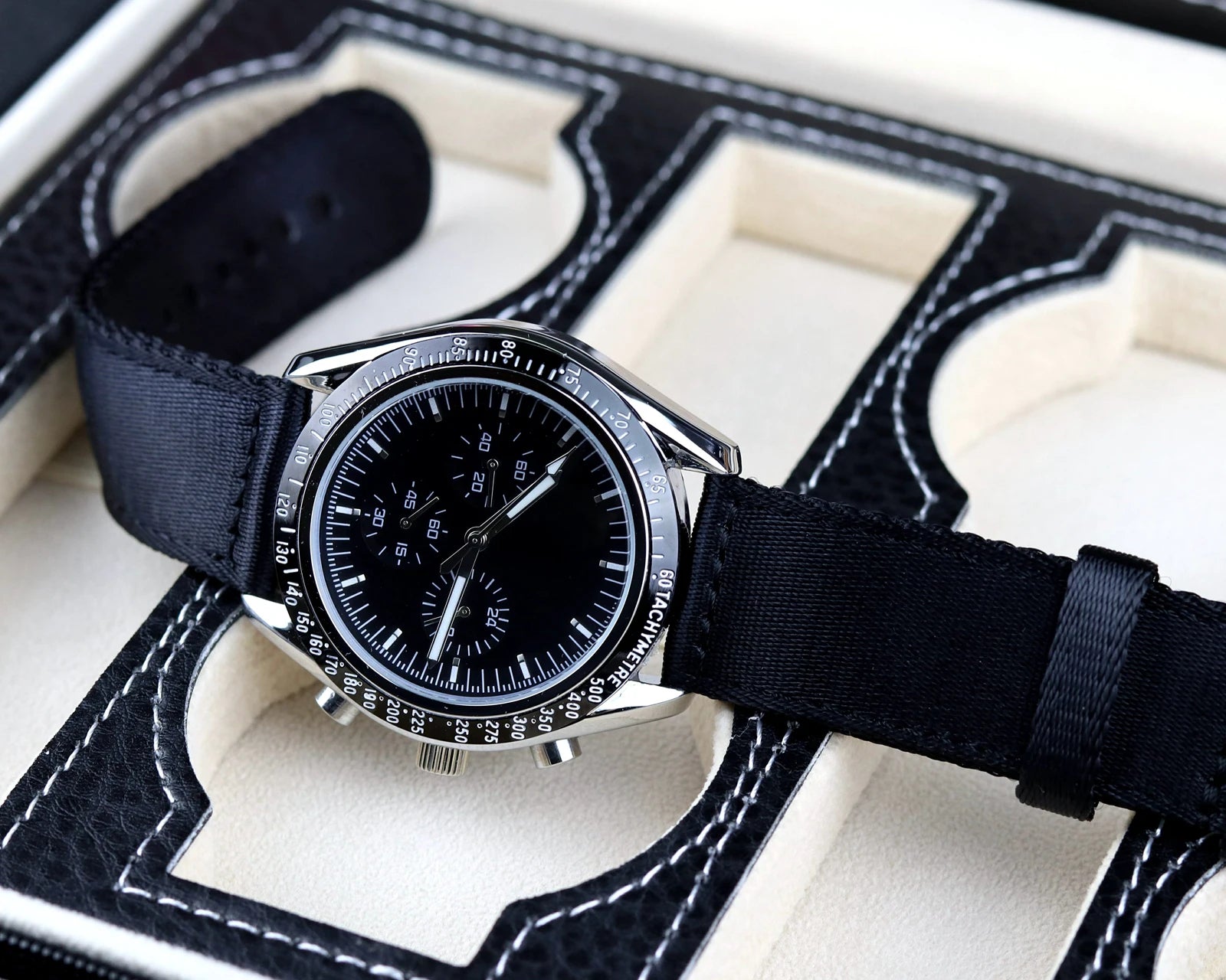 Premium Smooth Nylon Watch Strap 20mm 22mm Woven Nylon Seatbelt Watchband Quick Release Replacement Wristband for Seiko Watch