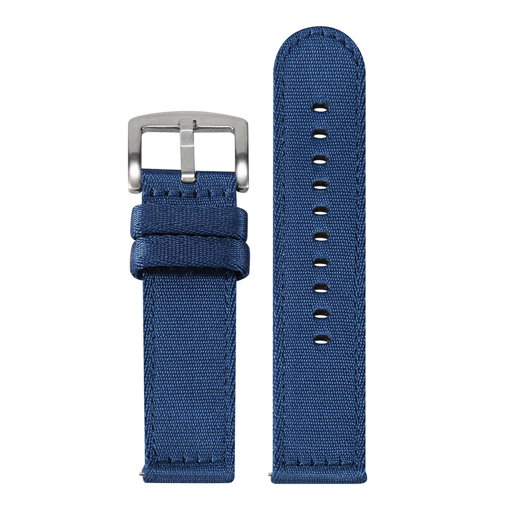 Premium Smooth Nylon Watch Strap 20mm 22mm Woven Nylon Seatbelt Watchband Quick Release Replacement Wristband for Seiko Watch