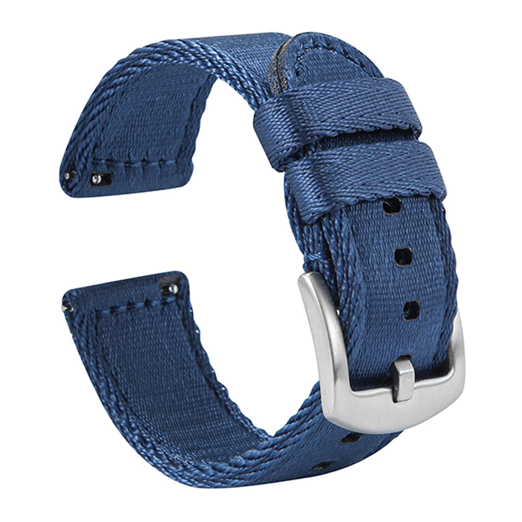 Premium Smooth Nylon Watch Strap 20mm 22mm Woven Nylon Seatbelt Watchband Quick Release Replacement Wristband for Seiko Watch
