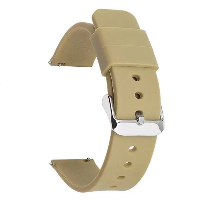 Silicone Band for Samsung Galaxy Quick Release for Huawei Universal Watch Straps 20mm 22mm 14mm 16mm 18mm Women&Men Accessories