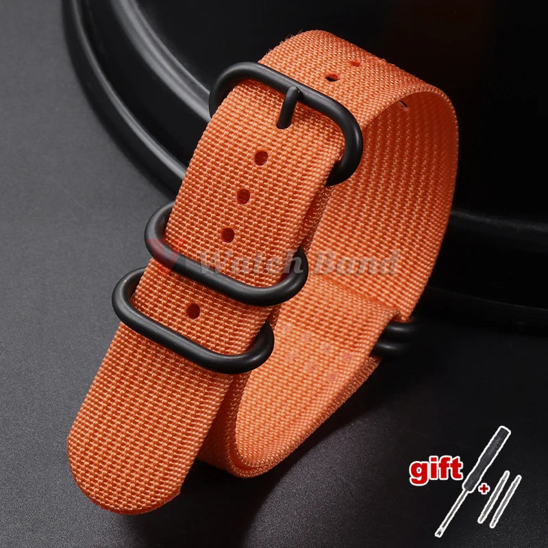 High Quality Durable Nylon Watch Band for Omega Strap for Seiko Military Casual Bands Replace Army Sport Bracelet 20mm 22mm 18mm