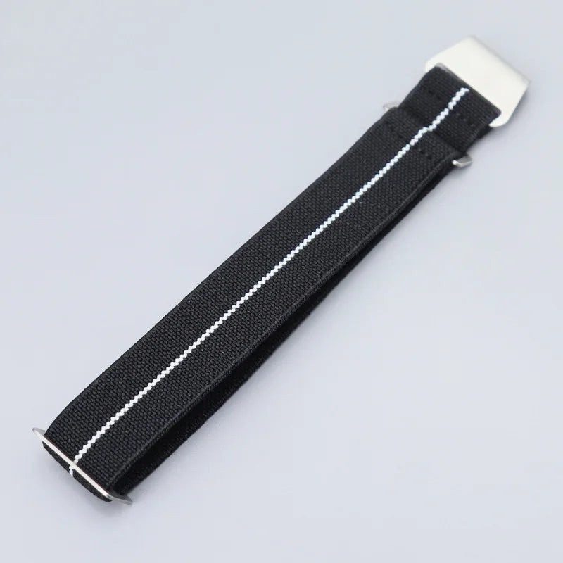 Elastic Nylon Band for Seiko for Rolex for OEMGA for Tudor Watch Sport Bracelet Parachute Watch Strap18mm 20mm 22mm Width