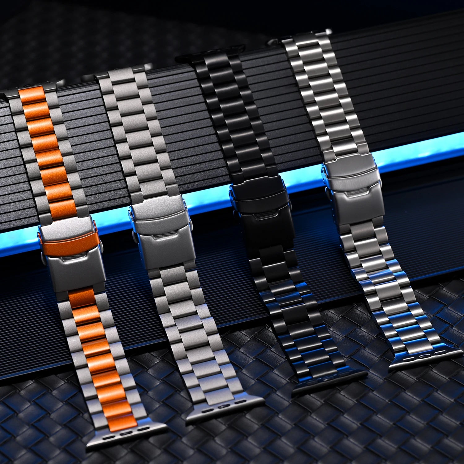 Stainless Steel Band For Apple Watch Ultra 49mm Men Business Bracelet For iWatch 10 9 8 SE Ultra 42 45 44 46mm Watchband Correa