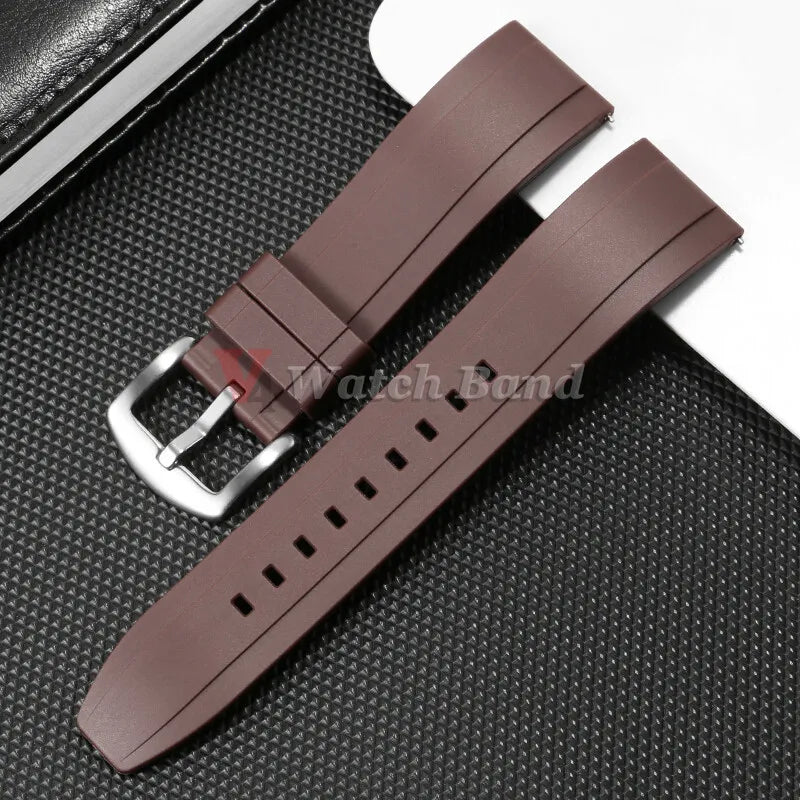 Quick Release Rubber Watch Strap for Citizen for Seiko20mm 22mm 24mm Premium Silicone Band for Omega Replace Bracelet for Tissot