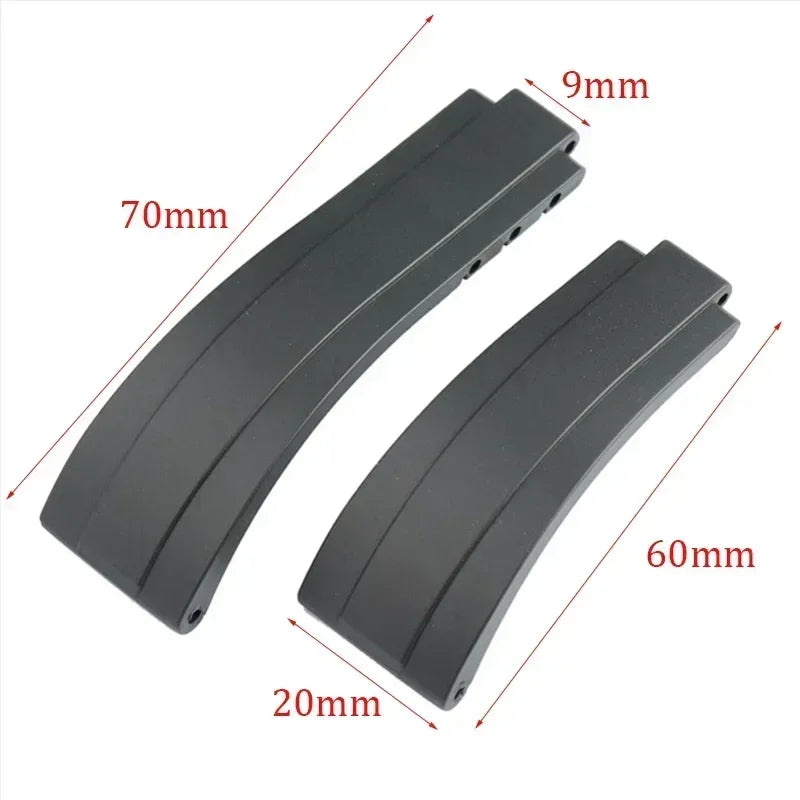 20mm Band for Rolex Watch Strap for Daytona Submariner DEEPSEA GMT Oyster Adjustable Rubber Silicone Bracelet with Screw Driver