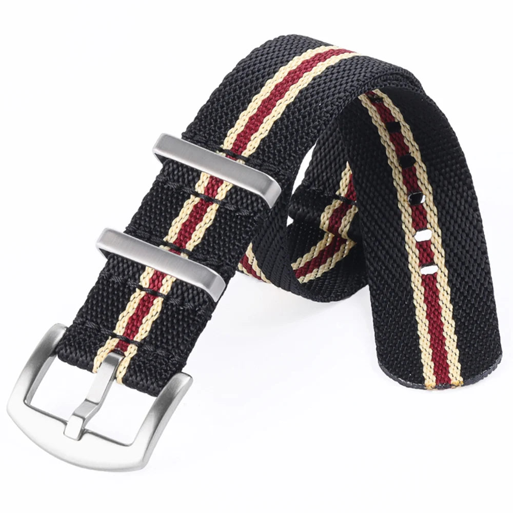 Universal Strap for Seiko Watchband for Rolex Bracelet for Omrga Canvas Nylon Band 22mm 20mm Wristband Watch Band Belt
