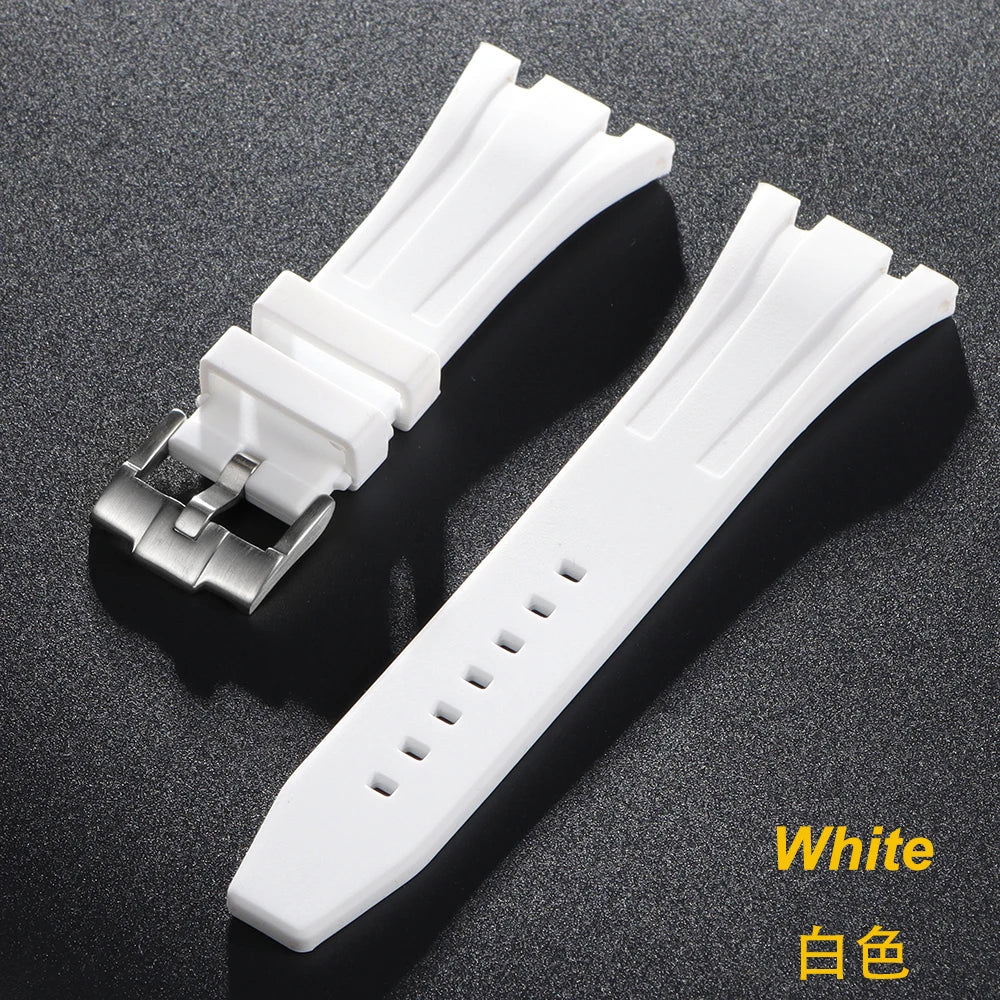 27/28/30mm Silicone Watchband for AP for royal oak offshore Replacement Bracelet Wristband for 15703 Sports Waterproof Straps
