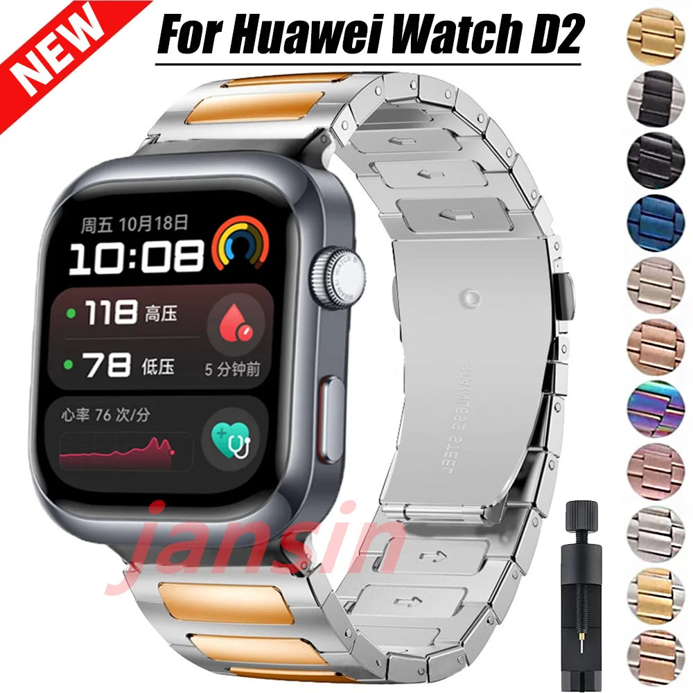 Stainless Steel Bracelet For Huawei Watch D2 Strap Business Wristband Accessories For Huawei Watch D2 Band Metal Watchband
