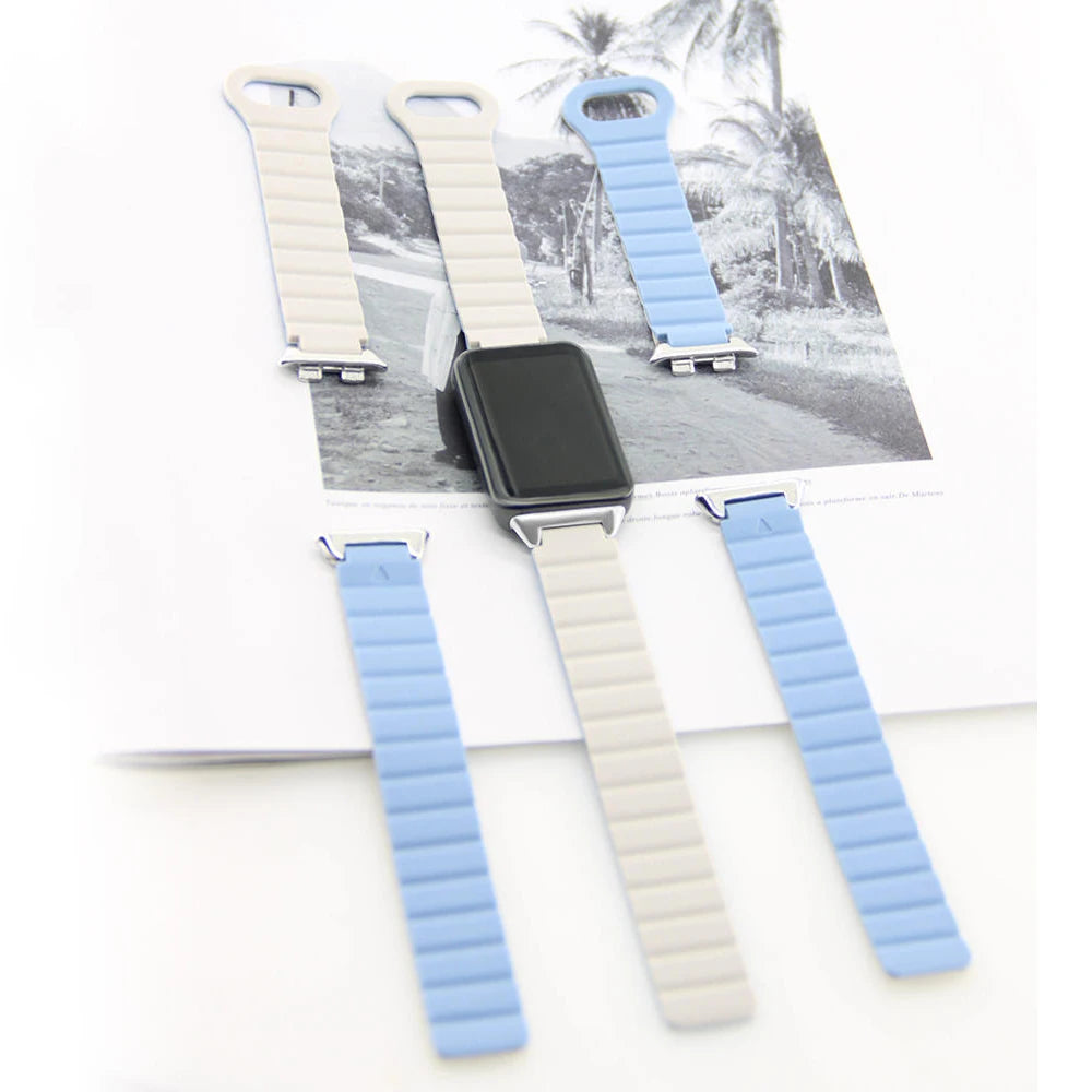 Women Slim Strap For Huawei Band 9 Colorful Silicone Magnetic Bracelet For Huawei Band 8 Sport Wristband Correa Accessories