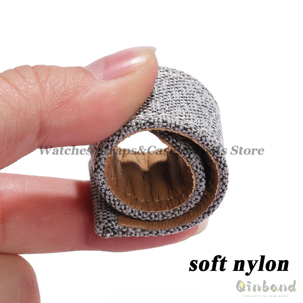 High Quality Sailcloth Watch Strap 18mm 20mm 22mm for Seiko Waterproof Fabric Watchband Quick Release Wristband WatchAccessories