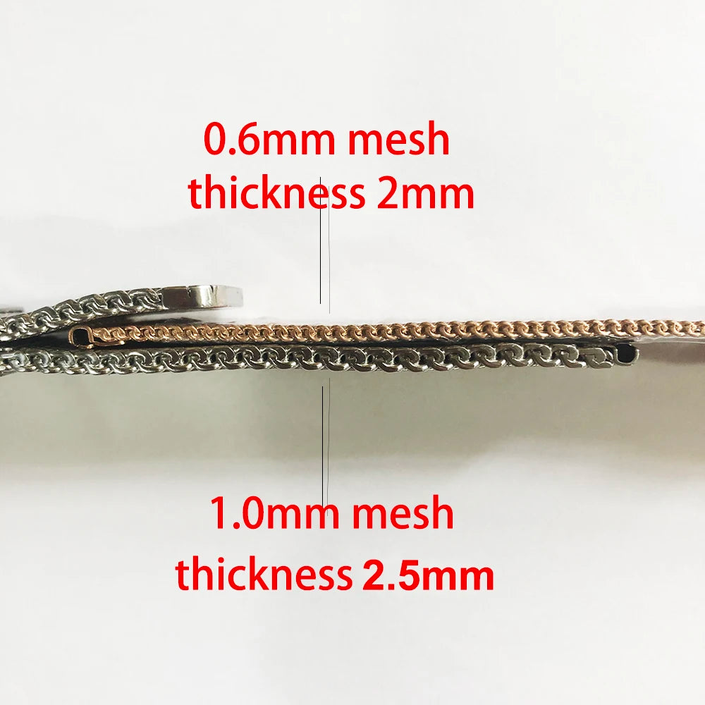 1.0 Mesh Milanese Strap for Seiko for Casio 2.5 Thickness Stainless Steel Watch Bracelet for DW for Omega Wristbelt18/20/22/24mm