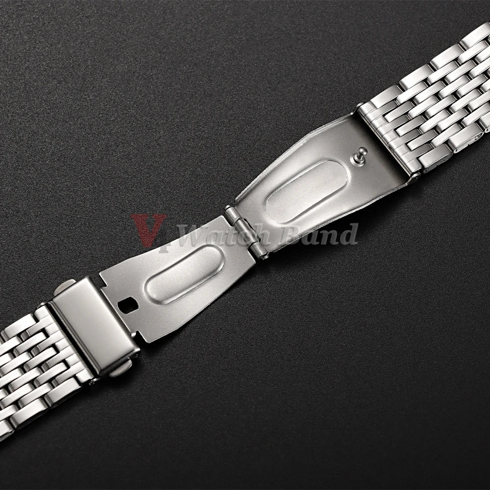 18/20/22mm Universal Adjustable Watchband for Rolex Diving Metal Belt Bracelet for Omega Solid Stainless Steel Strap for Seiko