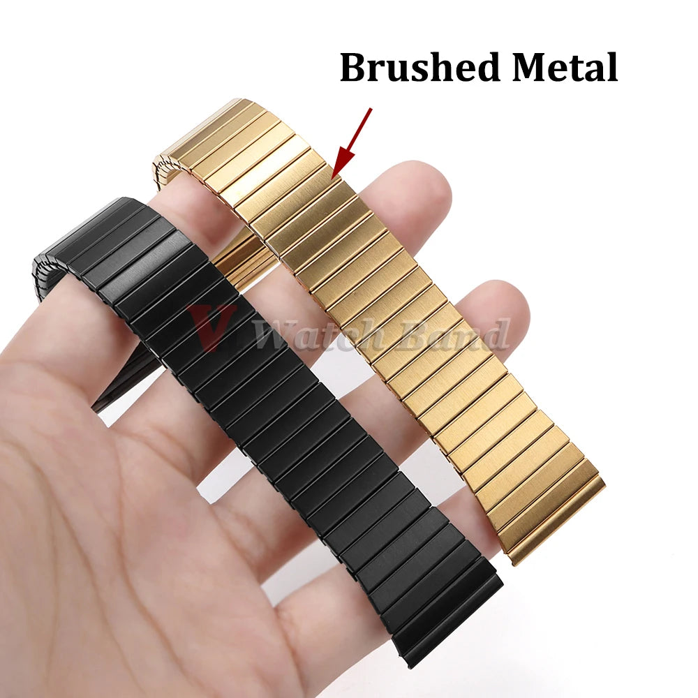 22mm Elastic Bracelet for Samsung Galaxy Flexible Metal Watch Strap Expansion Steel Wrist Band for Huawei Watch