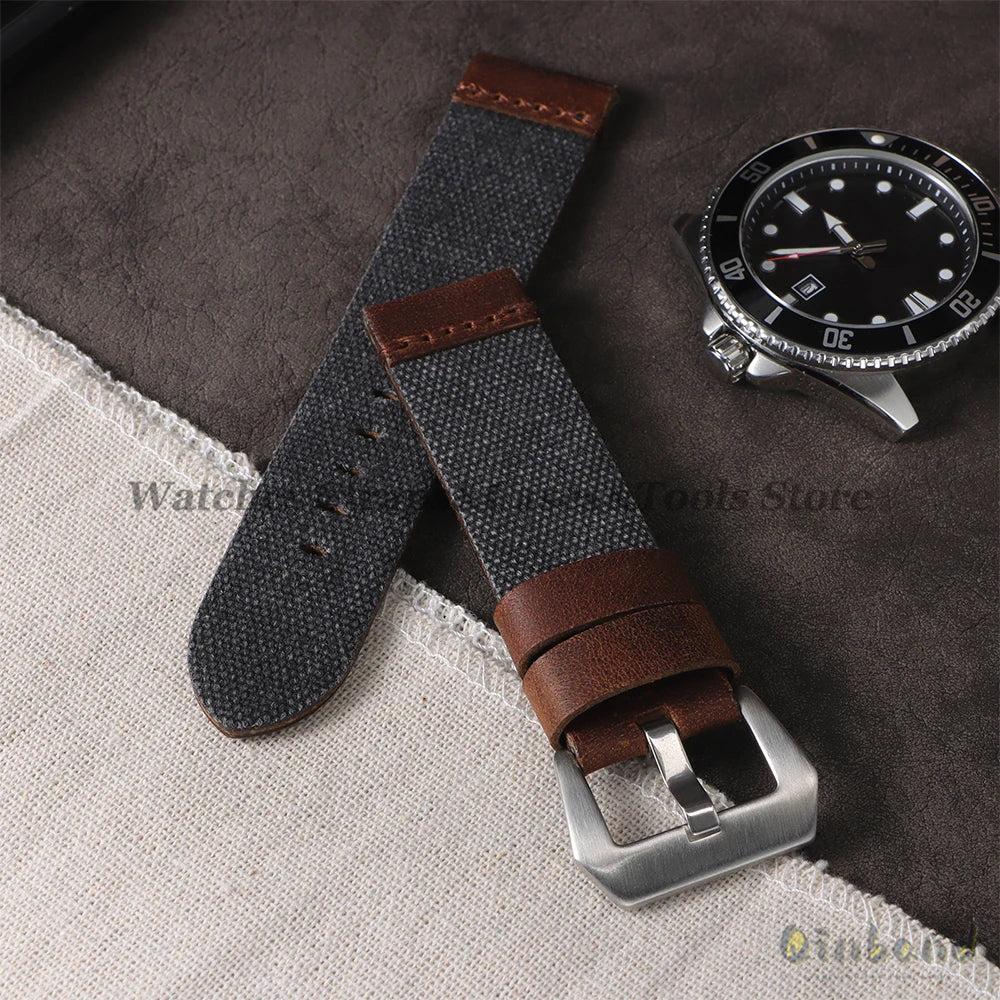 High Quality Durable Nylon Watch Strap Men Women Watchband 20mm 22mm 24mm for Panerai Retro Wristband Release Universal Bracelet