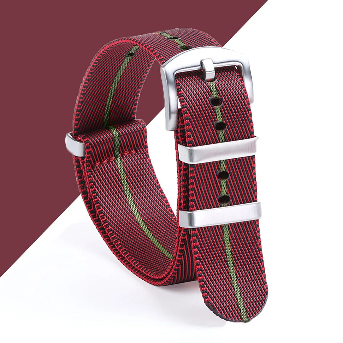 High Density Nylon Watch Band for Omega Bracelet for Huami Amazfit GTS for Seiko for Tudor Military Strap for Samsung Galaxy