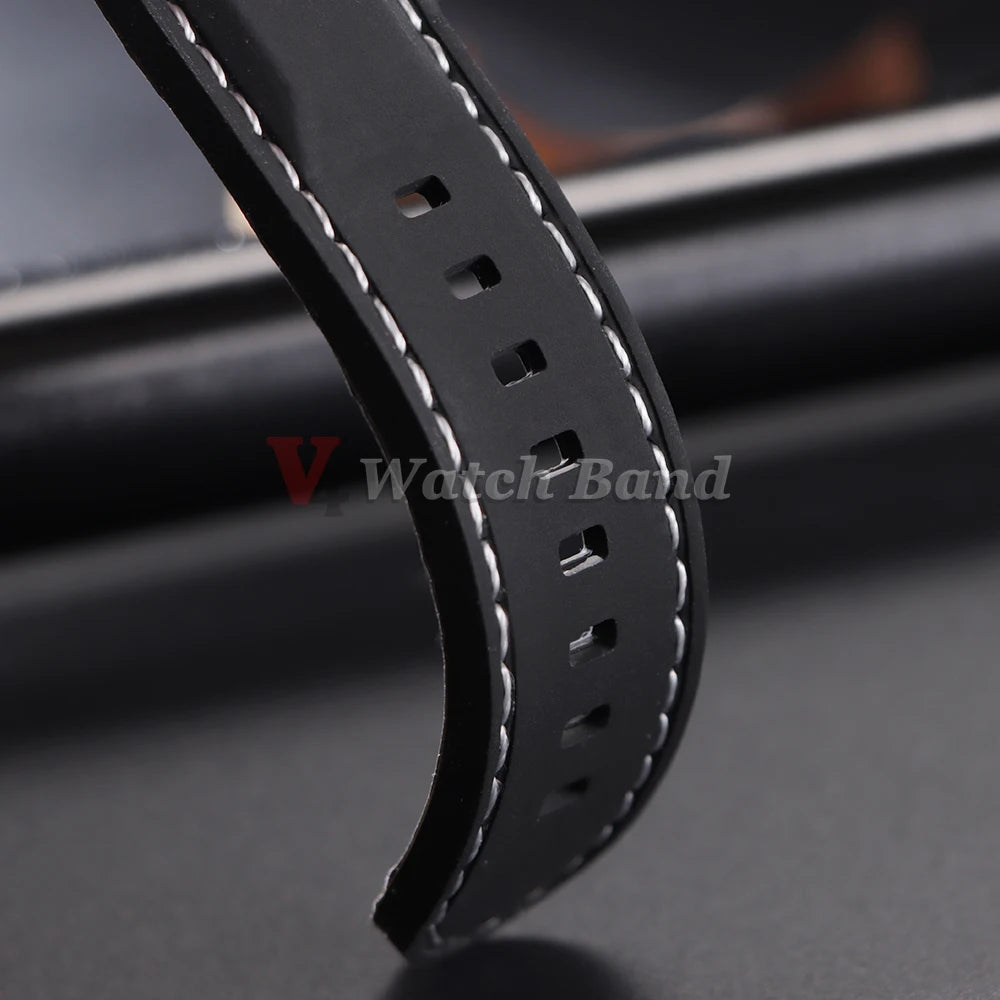 Silicone Watch Band Rubber Watch Strap 18mm 20mm 22mm 24mm Watch Strap Watch Replacement Watchband for Oris Seiko for Citizen