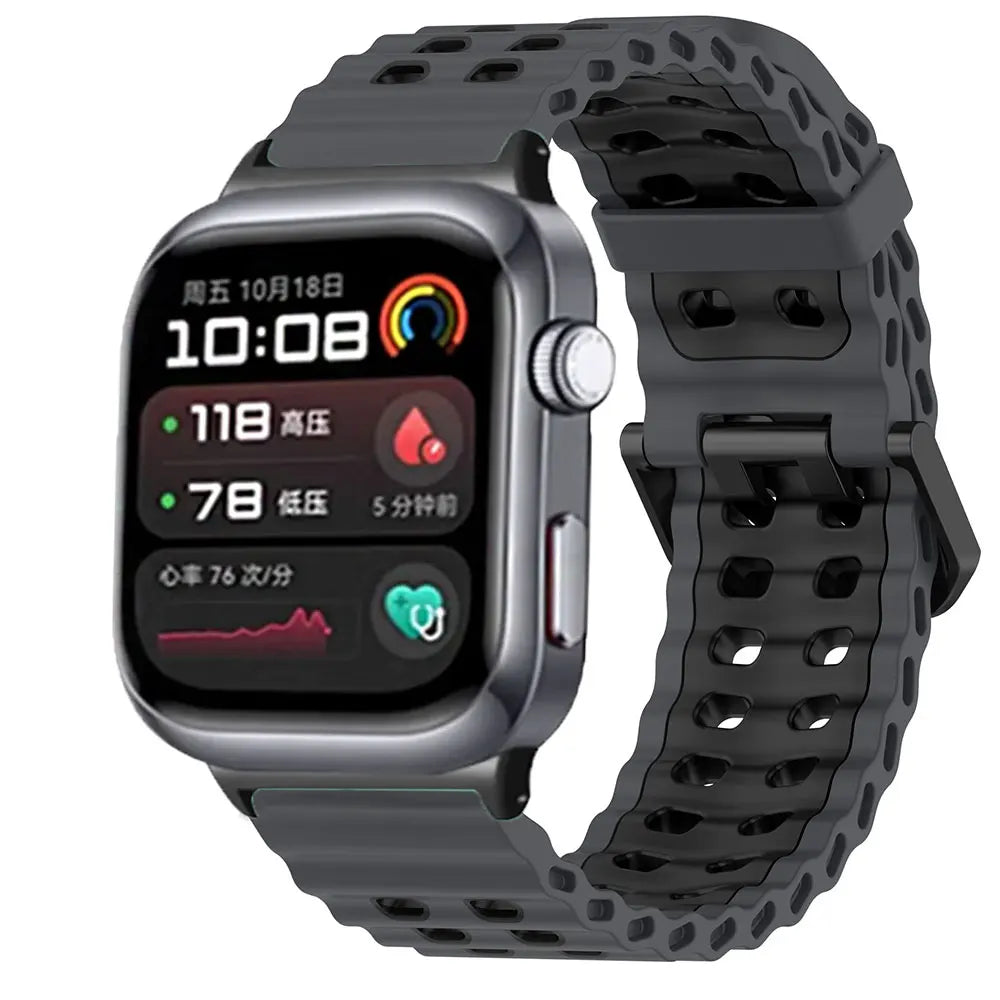 For Huawei Watch D2 Strap Silicone Wristband Accessories Correa For Huawei Watch D2 Smartwatch Bracelet Metal Connector Band