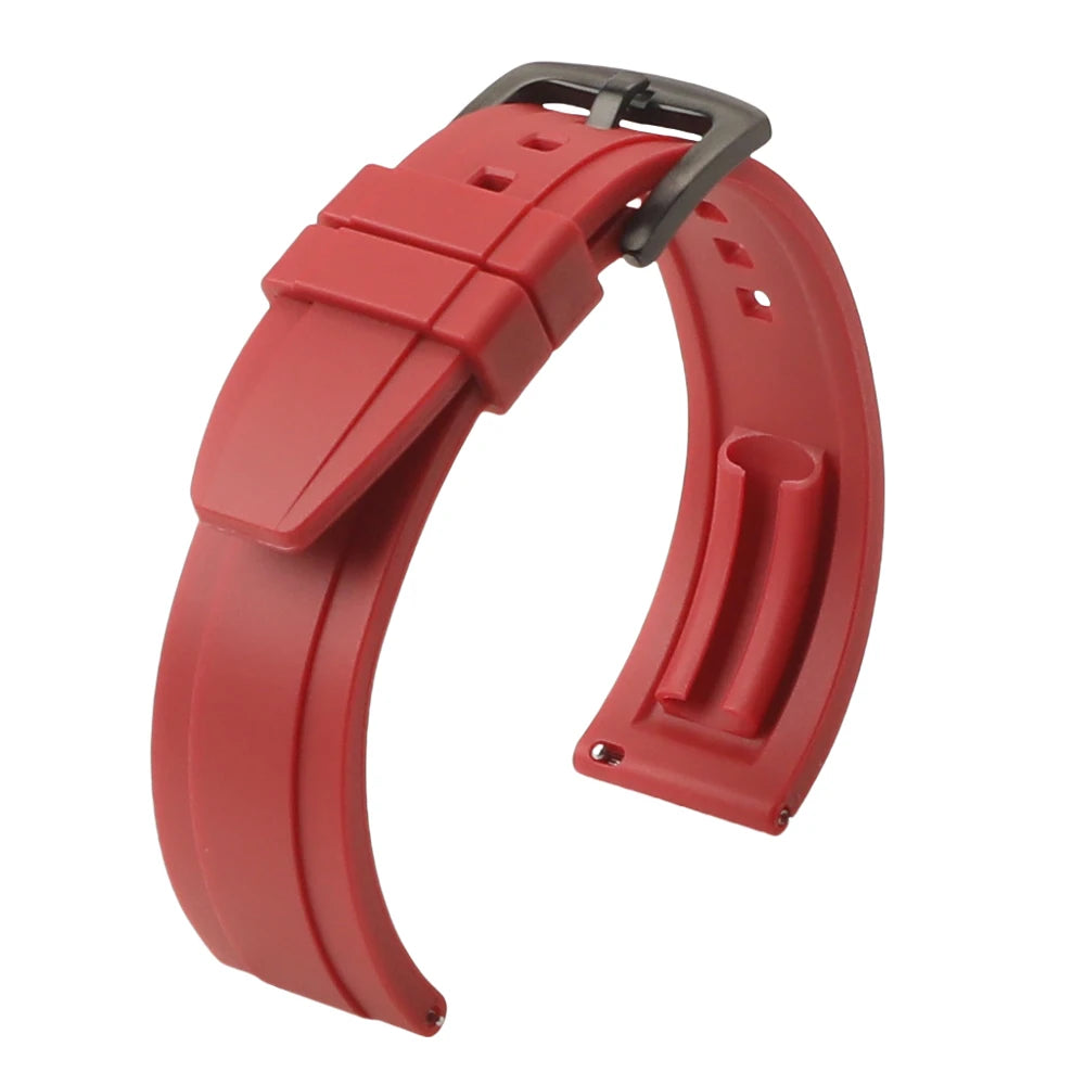 Universal Watrproof Rubber Strap 18mm 19mm 20mm 22mm for Armani for Omega Wristbelt Sport Silicone Watch Band for Seiko Bracelet