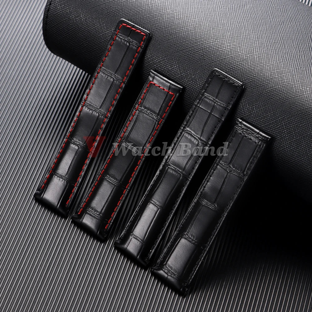 20mm 22mm 24mm Cowhide Watch Strap for Breitling Strap Waterproof Bracelet for Breitling Men Wristband Genuine Leather Watchband