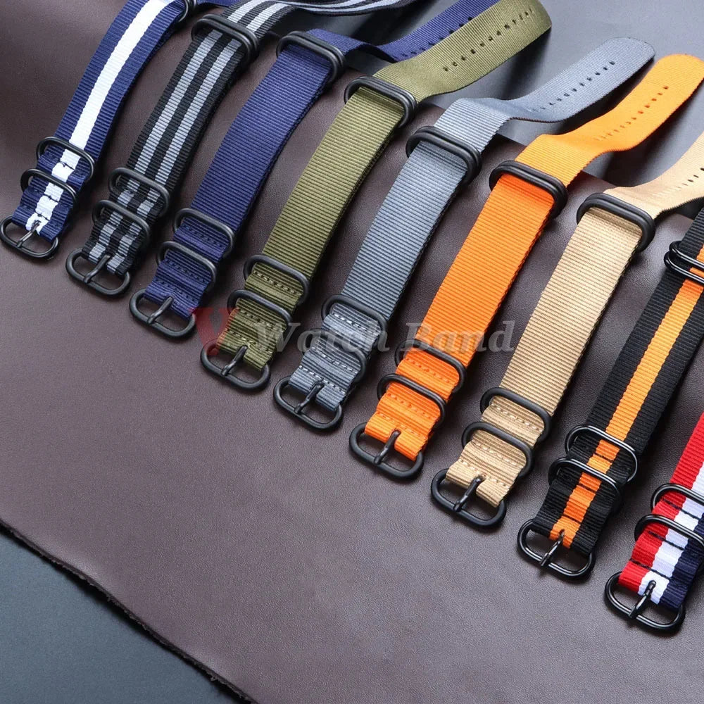 18mm 20mm 22mm Strap for Seiko High Quality Nylon Watch Band for Omega Army Sport Bracelet Replacement Military Casual Watchband