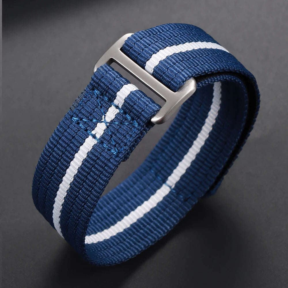 20mm 22mm Nylon Strap for Seiko for Tudor Hook and Loop Fastener Watch Band Men Military Sport WristBracelet for Omega for Rolex