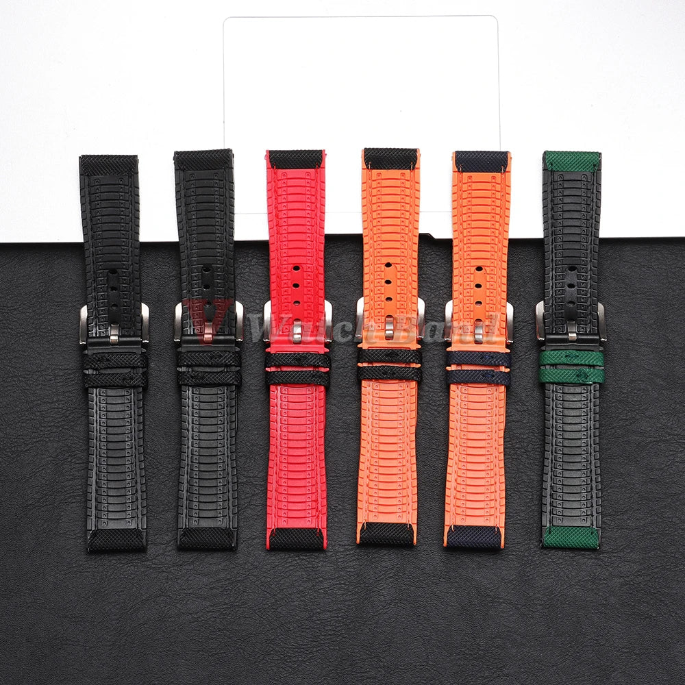 Watch Band for Omega for Swatch Joint for MoonSwatch Strap for Seamaster 300 Men Women 20mm Rubber Silicone Strap Wrist Bracelet