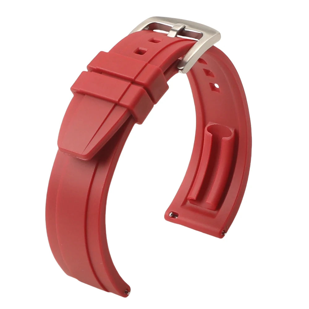 Universal Watrproof Rubber Strap 18mm 19mm 20mm 22mm for Armani for Omega Wristbelt Sport Silicone Watch Band for Seiko Bracelet