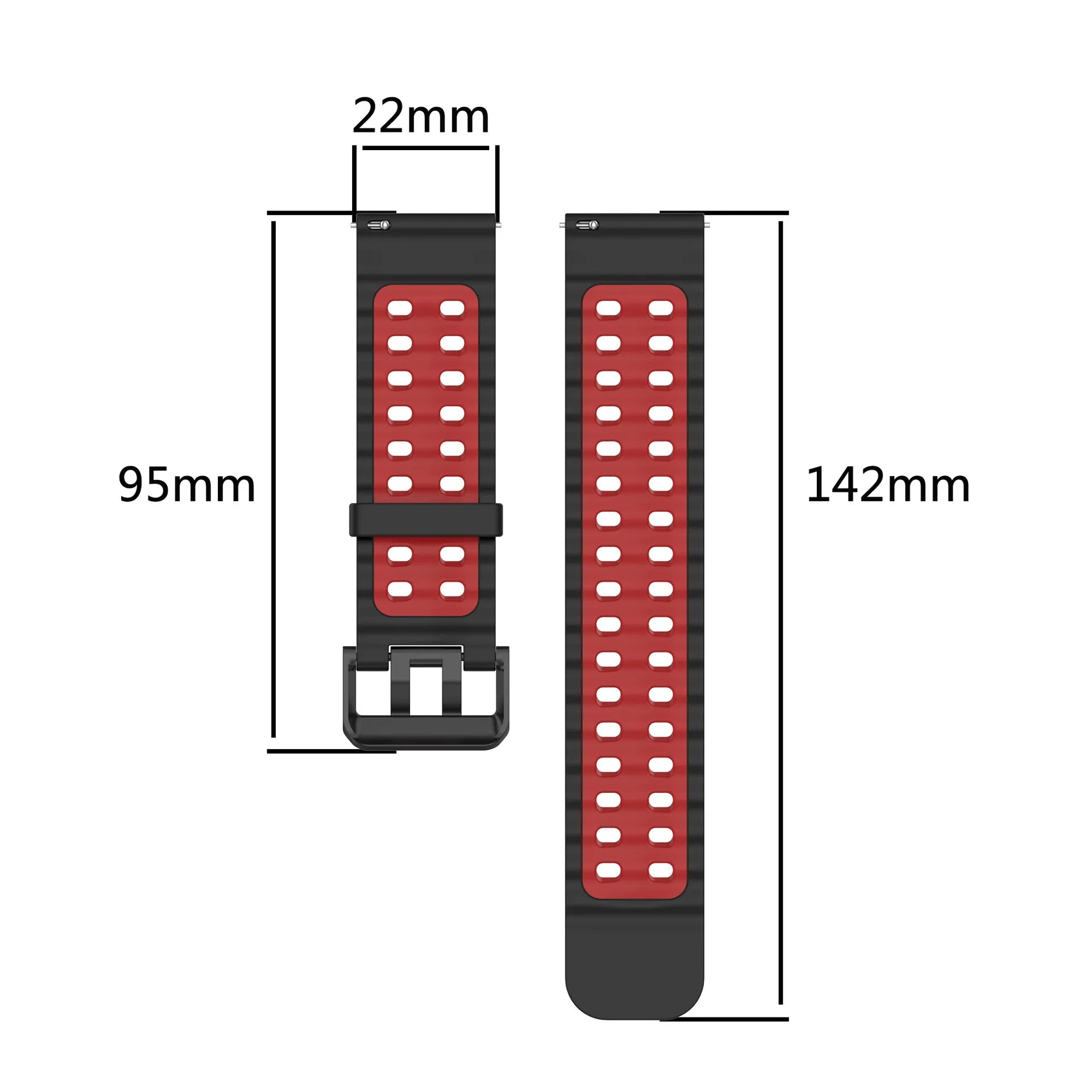 22mm Ocean Band For CMF Watch Pro By Nothing CMF Smartwatch Accessories Strap For OnePlus Watch 2 3 OPPO Watch X Huawei Watch 5