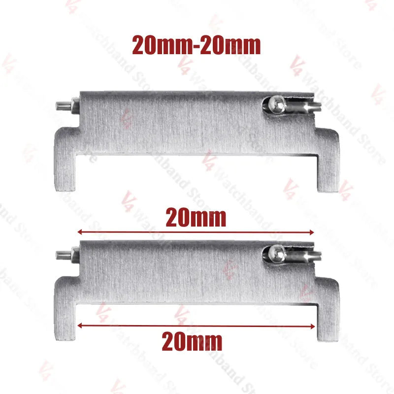 1 Pair Quick Release Pins Connectors WatchBand Accessories Watch Strap Adapter 18mm To 20mm 22mm,20mm To 18/20/22mm,22mm To 22mm