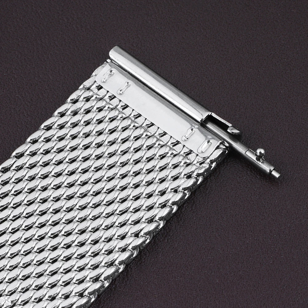 Milanese Watchbands for IWC 18mm 20mm22mm Watch Band for Seiko Strap 1.0mm 0.6mmshark Mesh Bracelet Stainless Steel Wristband