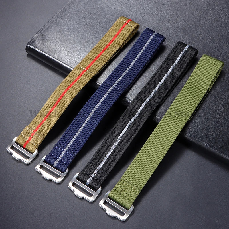 20mm 22mm Nylon Watch Strap for Tudor for Military Men's Sport Wrist Band for Seiko for Rolex Bracelet Replacement Canvas Bands
