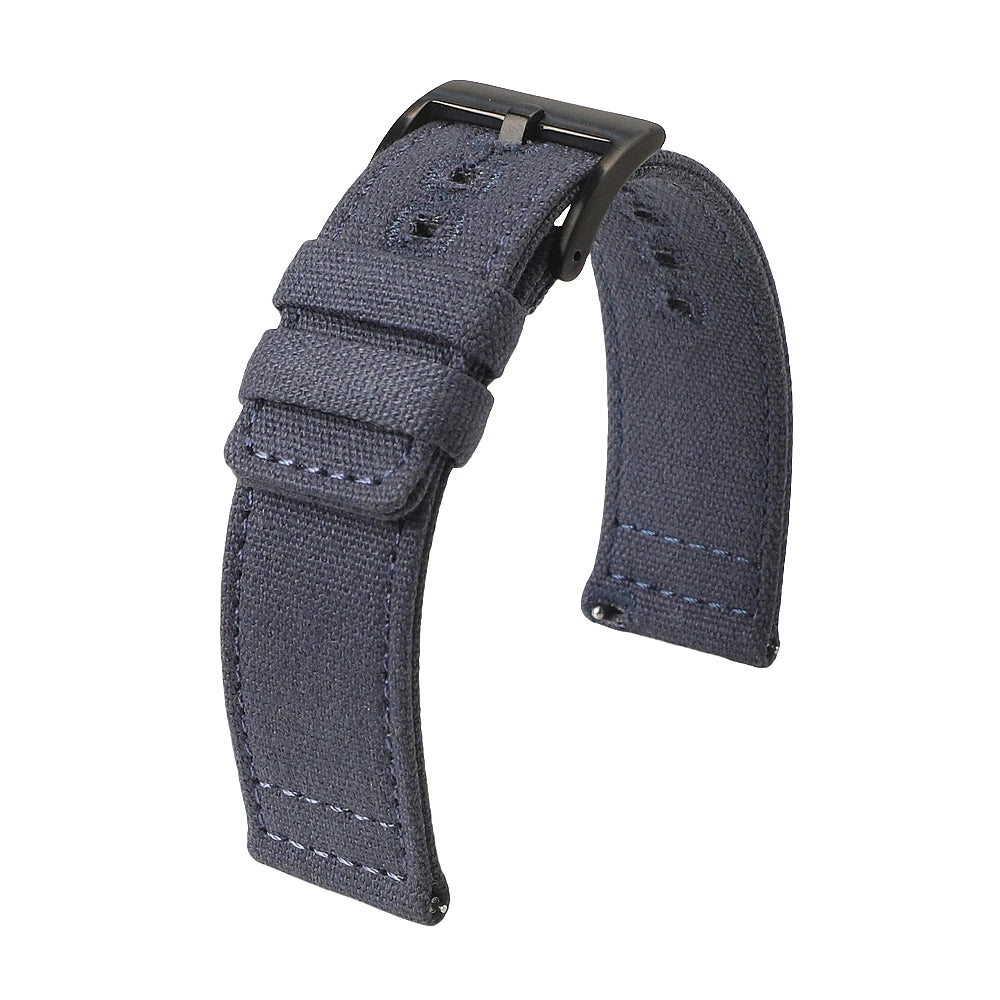 Men's Military Nylon Watch Strap for Seiko for Omega Bracelet Quick Release Universal Canvas Smart Watchband 18mm 19mm 20mm 22mm