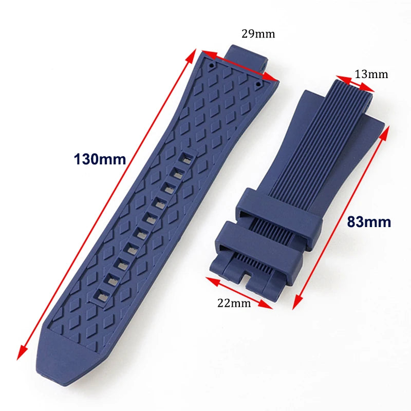 13X29mm Silicone Strap for Michael Kors Watch Band MK9020 MK8729 MK9026 MK8184 MK8152 Soft Bracelet Men Replacement Wristband