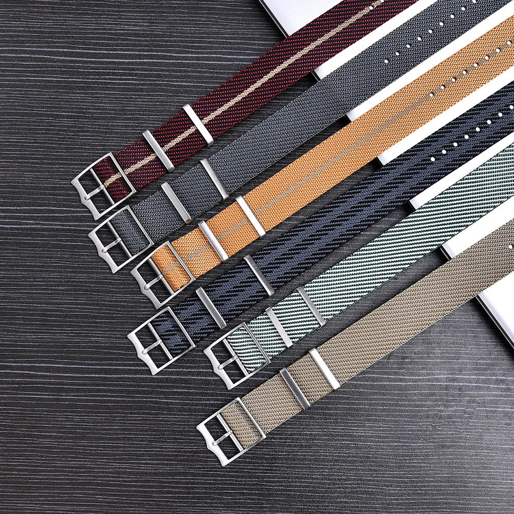 Fabric Bracelet for Rolex Premium Nylon Watch Band for Tudor Army Military Canvas Strap for Seiko 20mm 22mm Men Women Wristband