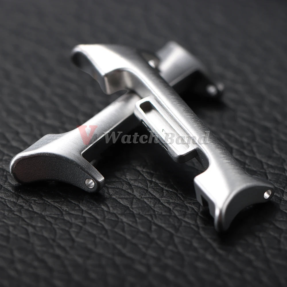 1Pair Watchband Connectors for Samsung Galaxy Watch 8 Ultra Metal Adapters Stainless Steel Bracelets Link Attachment Replacement