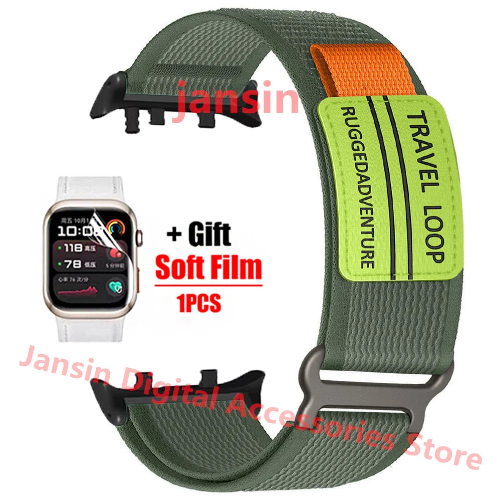 Nylon Loop Bracelet For Huawei Watch D2 Correa Sport Wristband For Huawei Watch D2 Strap Replaceable Soft Film Accessories