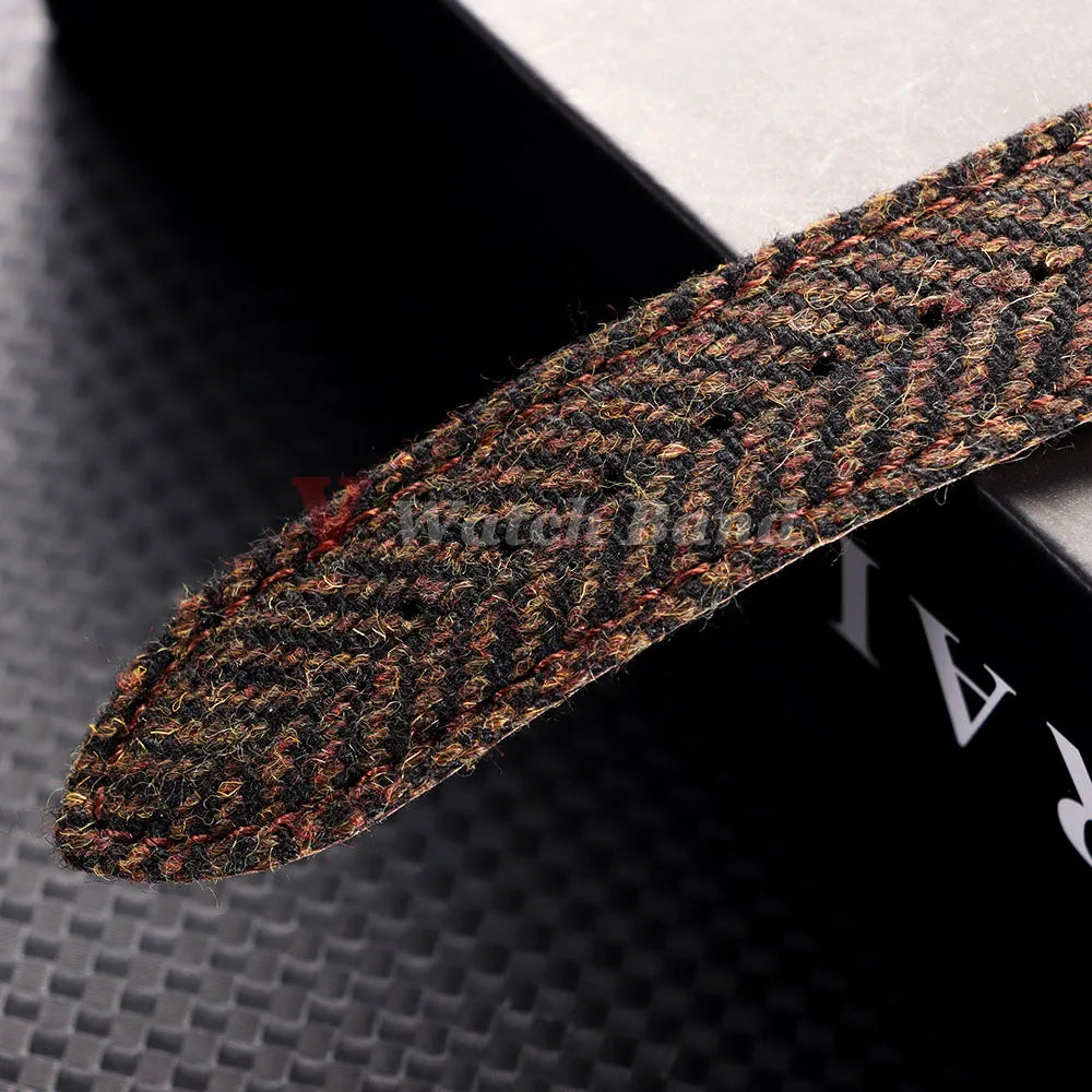 18mm 20mm 22mm High Quality Sailcloth Watch Strap Two-Sided Nylon Cowhide Watchband Quick Release Band Sport Wrist Belt for Men