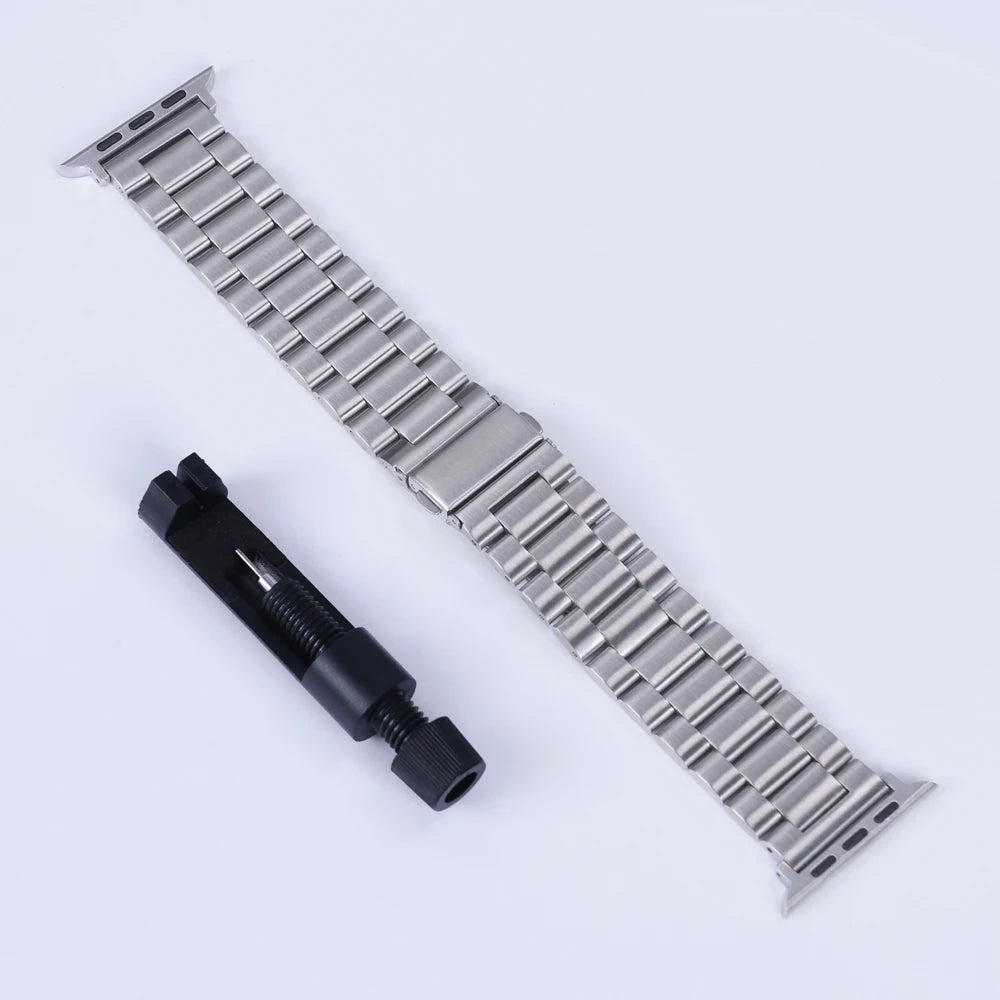 For Apple Watch 10 46mm Strap Stainless Steel Wristband Accessories Correa For Iwatch 10 9 8 Ultra 49mm 42/44/38mm Metal Band