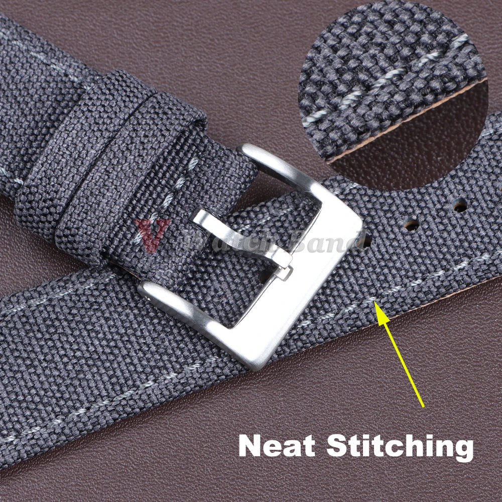 Fashion Nylon Watch Band for Omega Strap for Seiko Sport Vintage 20mm 22mm Watchband Army Sport Bracelet for Smartwatch