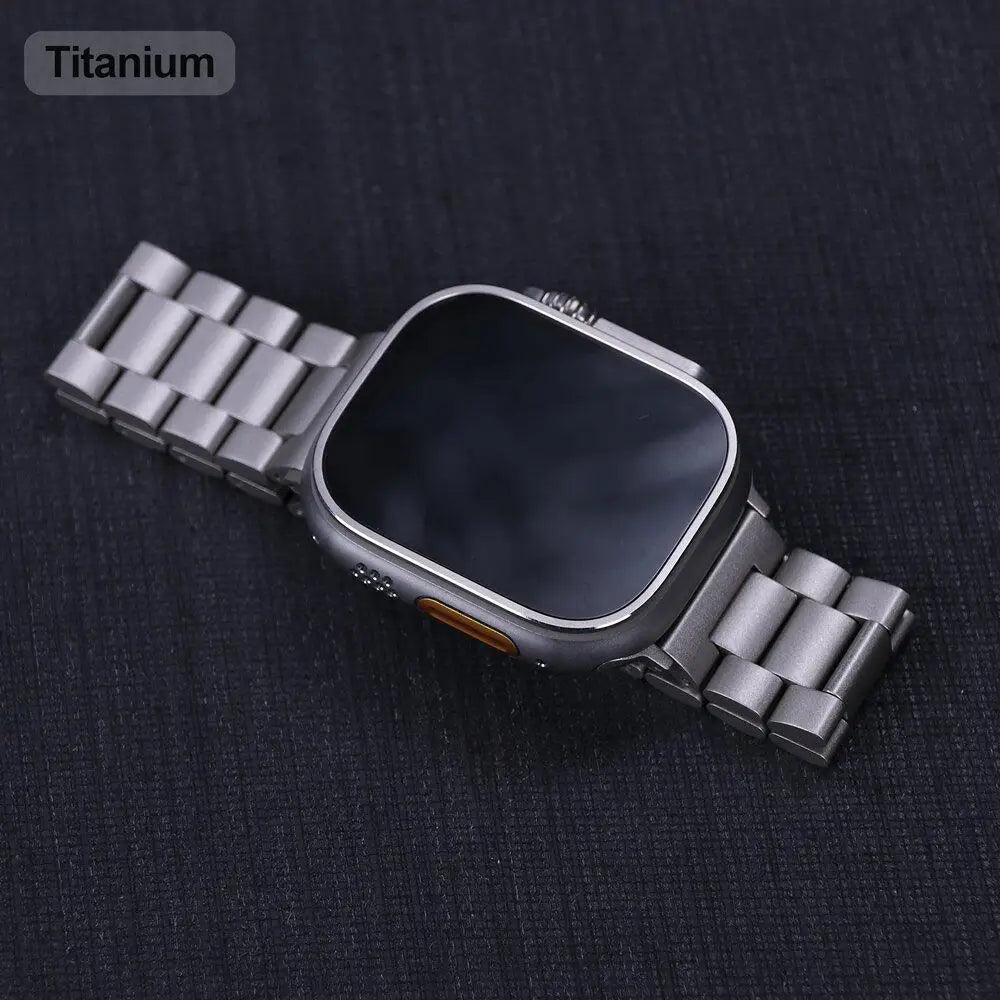 Metal Strap For Apple Watch Band 49mm 45mm 41mm 46mm 44mm Stainless Steel Correa Bracelet belt iwatch 42mm series 7 6 SE 8 Ultra