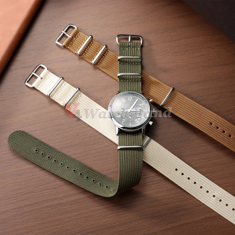 18mm 20mm 22mm Nylon Watch Strap for Tudor Green Military Casual Watchband Replacement for Seiko for Omega Sport Bracelet Belts