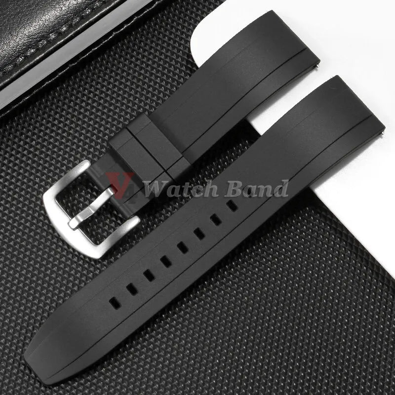 Quick Release Rubber Watch Strap for Citizen for Seiko20mm 22mm 24mm Premium Silicone Band for Omega Replace Bracelet for Tissot