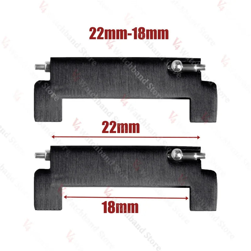 1 Pair Watch Strap Adapter 18mm To 20mm 22mm,20mm To 18/20/22mm,22mm To 22mm Quick Release Pins Connectors Watchband Accessories
