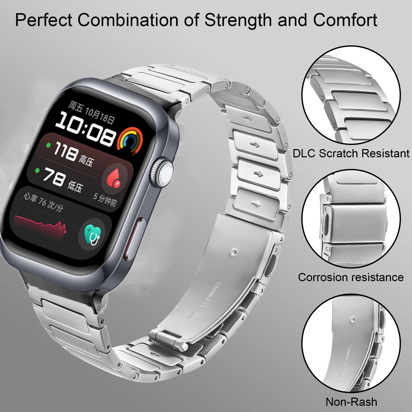 Stainless Steel Bracelet For Huawei Watch D2 Strap Business Wristband Accessories For Huawei Watch D2 Band Metal Watchband