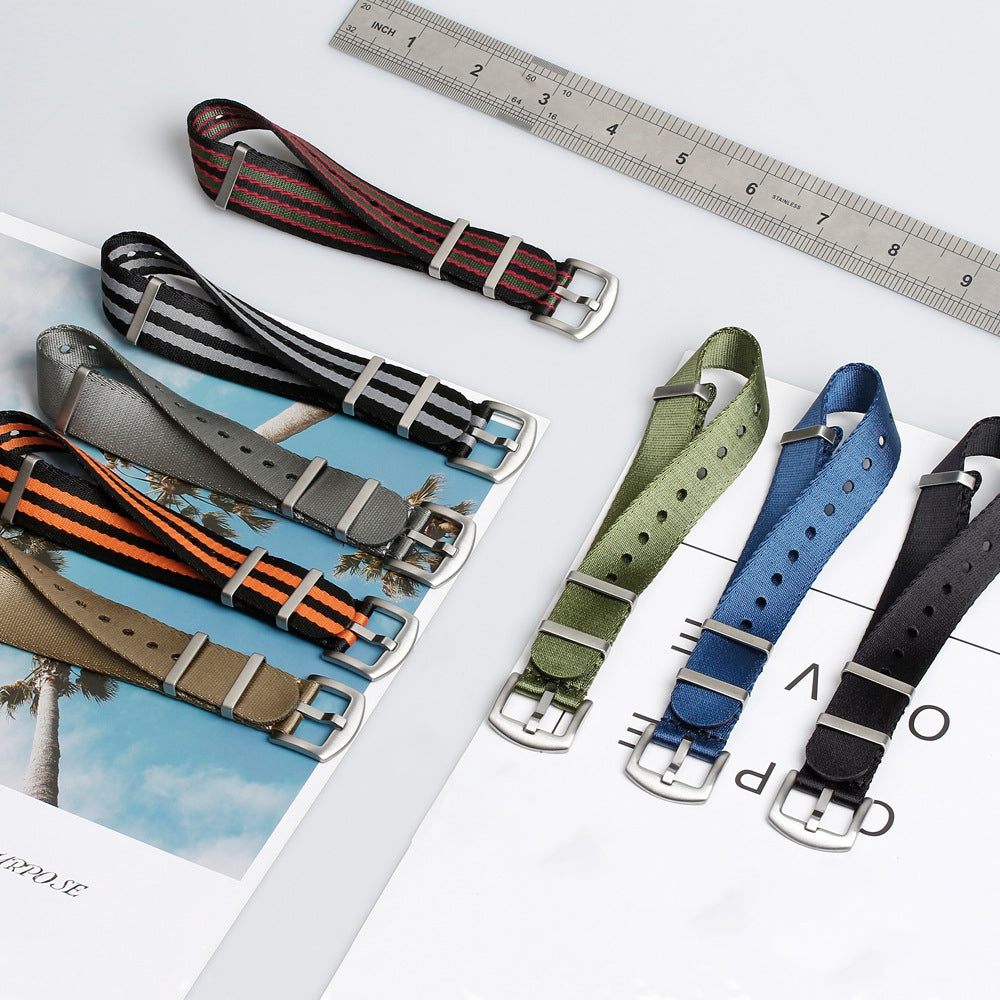 High Density Nylon Watchband for Omega Seamaster Premium Quality Bracelet for Rolex Waterproof Sweat-Proof 20mm 22mm Strap