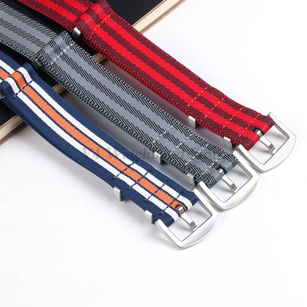 High Density Nylon Watch Band for Omega Bracelet for Huami Amazfit GTS for Seiko for Tudor Military Strap for Samsung Galaxy