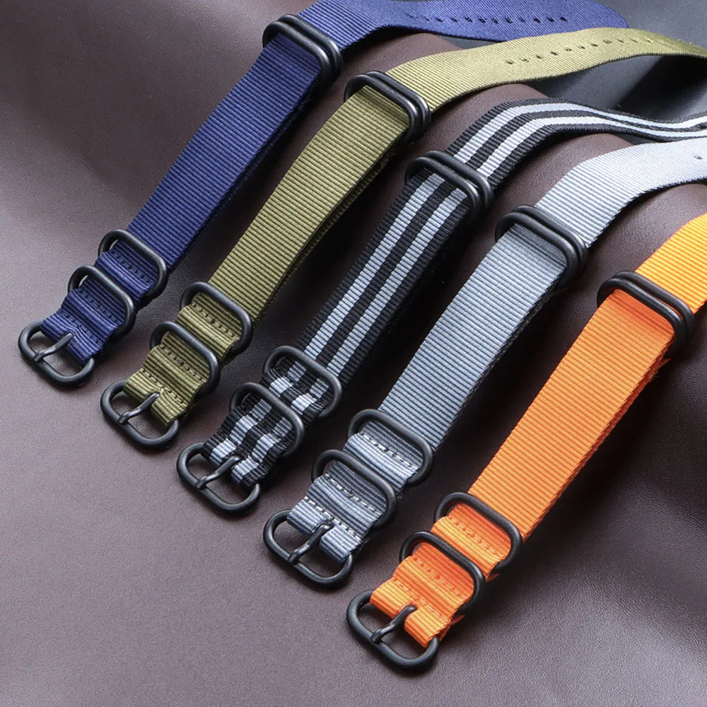 18mm 20mm 22mm Strap for Seiko High Quality Nylon Watch Band Army Sport Bracelet Replacement for Omega Military Casual Watchband